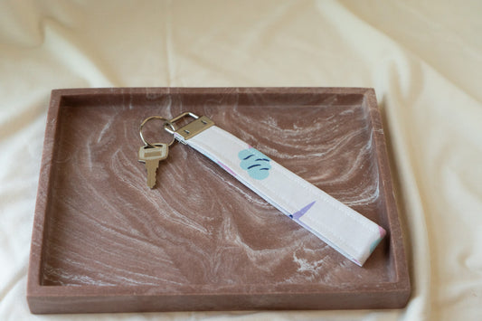 Cotton Candy Wristlet keychain