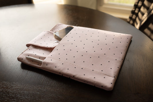 Polka Dot Book Sleeve